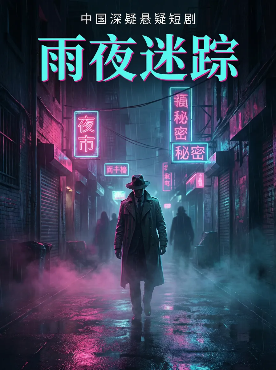 性感美人图 悬疑追踪短剧 - 雨夜迷踪海报